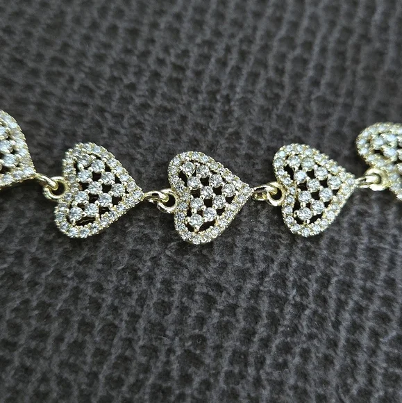 Gemelli👭 "Rebecca" Gold Hearts💛 Necklace - NWT - Picture 4 of 16